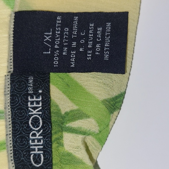 Scarf Wrap Buttery Yellow Calla Lillies Floral Sheer Chiffon Vintage Lightweight - Picture 4 of 8